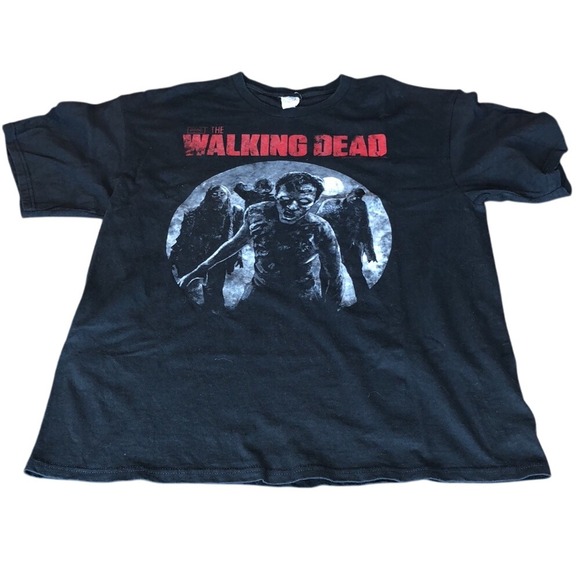 The Walking Dead T Shirt AMC Zombies Graphic Tee Horror TV Series Adult - Picture 2 of 11
